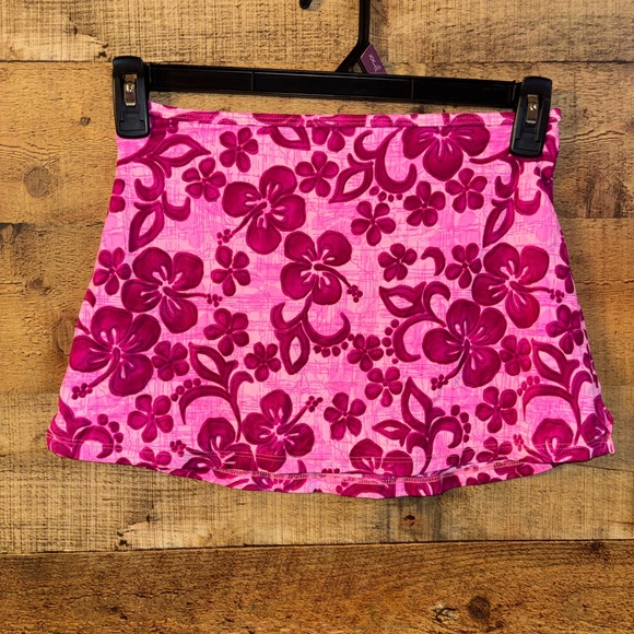 Limited Too Other - Limited Too Pink Floral Swim Skirt